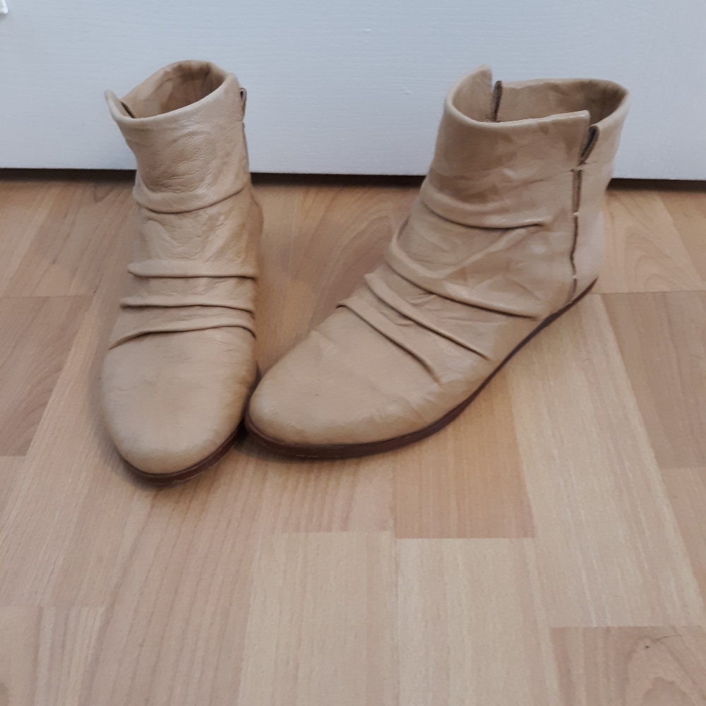 Modern Vintage Leather Booties